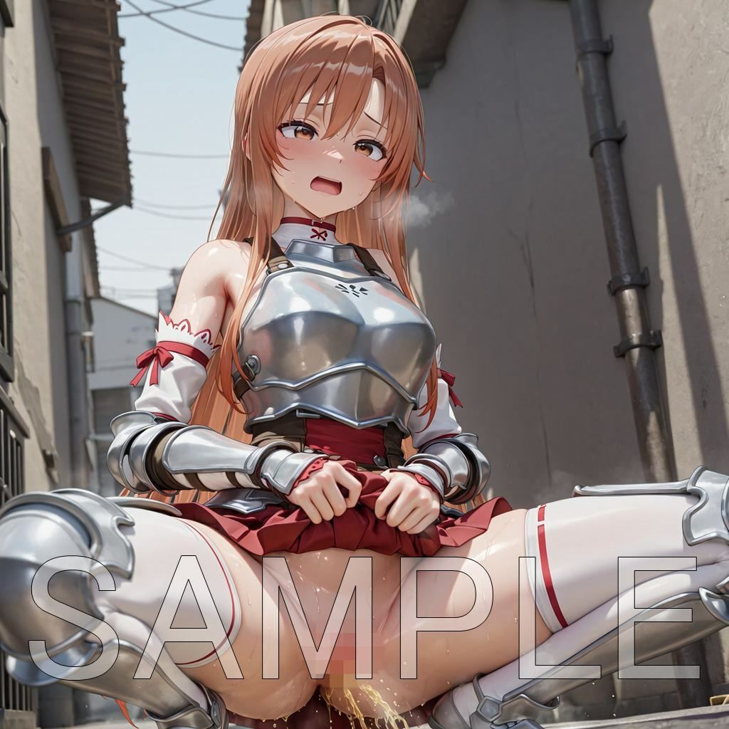 屋外限界放尿アスナ サンプル画像4