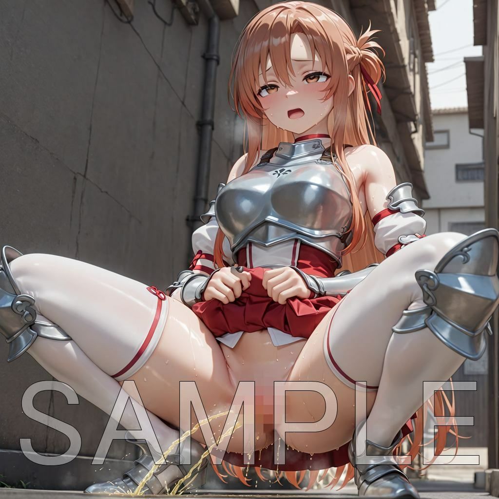 屋外限界放尿アスナ サンプル画像5