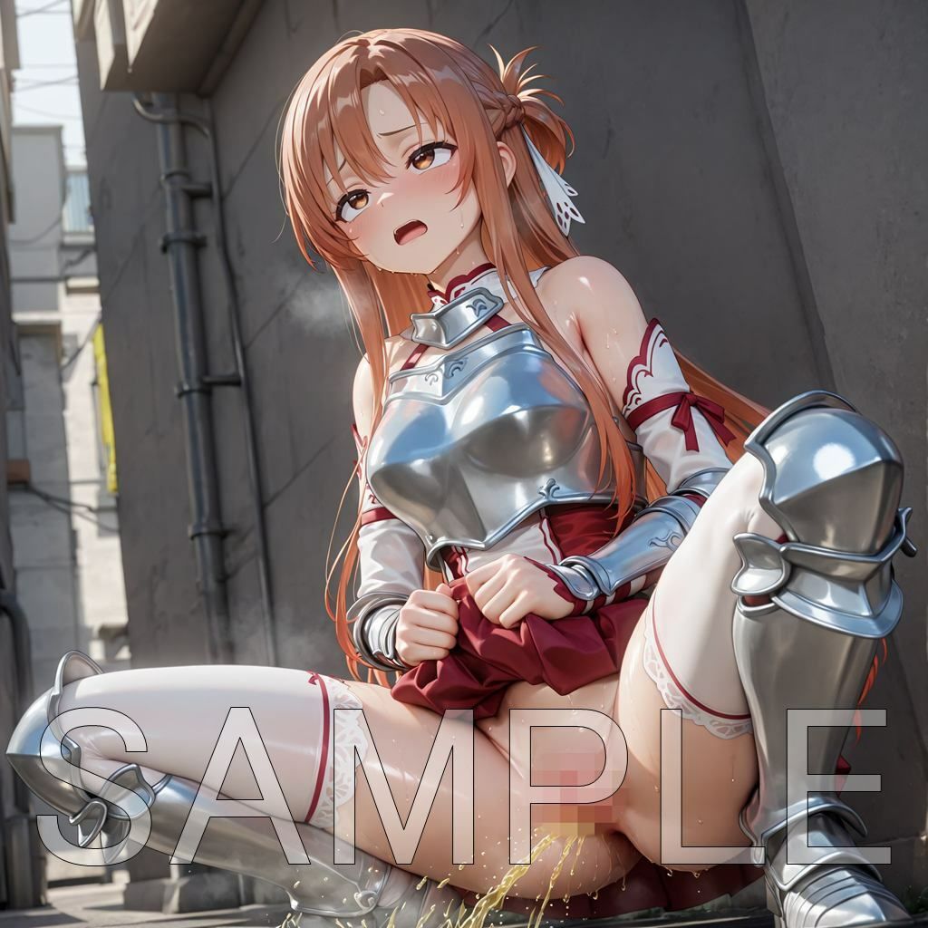 屋外限界放尿アスナ サンプル画像7