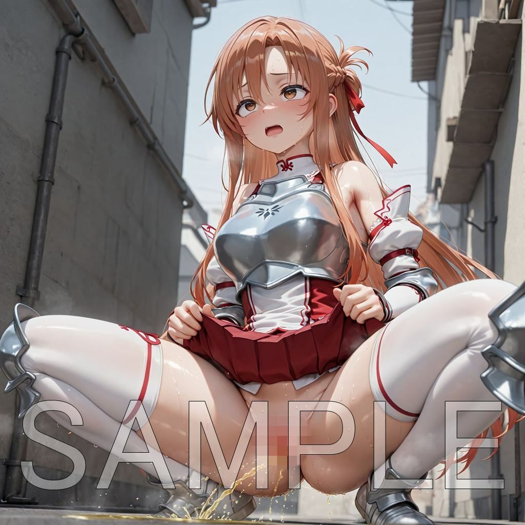 屋外限界放尿アスナ サンプル画像9