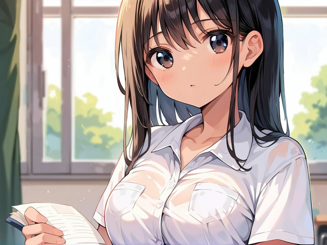 巨乳JKと生挿入 サンプル画像5