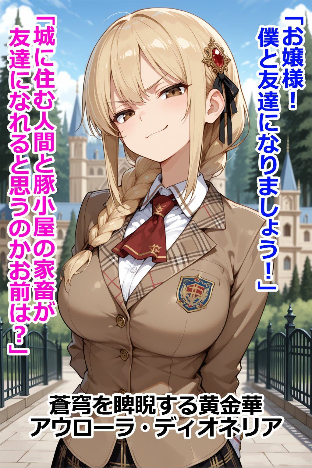 巨乳お嬢様はその男と会話してはいけない 即堕ち2コマ サンプル画像5