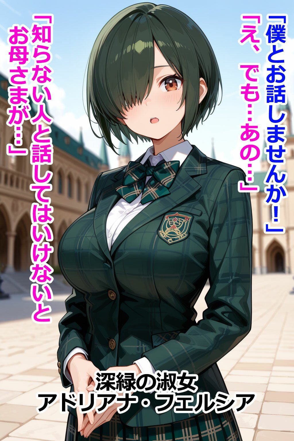 巨乳お嬢様はその男と会話してはいけない 即堕ち2コマ サンプル画像6