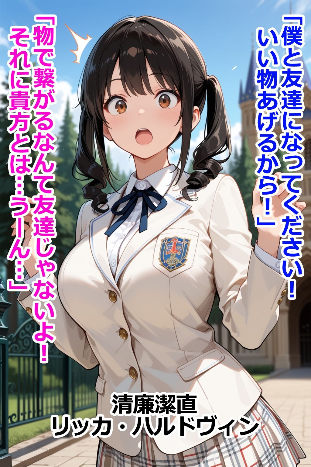 巨乳お嬢様はその男と会話してはいけない2 即堕ち2コマ サンプル画像6