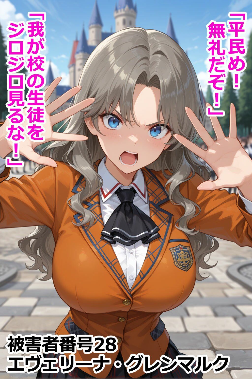 巨乳お嬢様レ〇プ事件被害者録2 即出し2コマ サンプル画像4