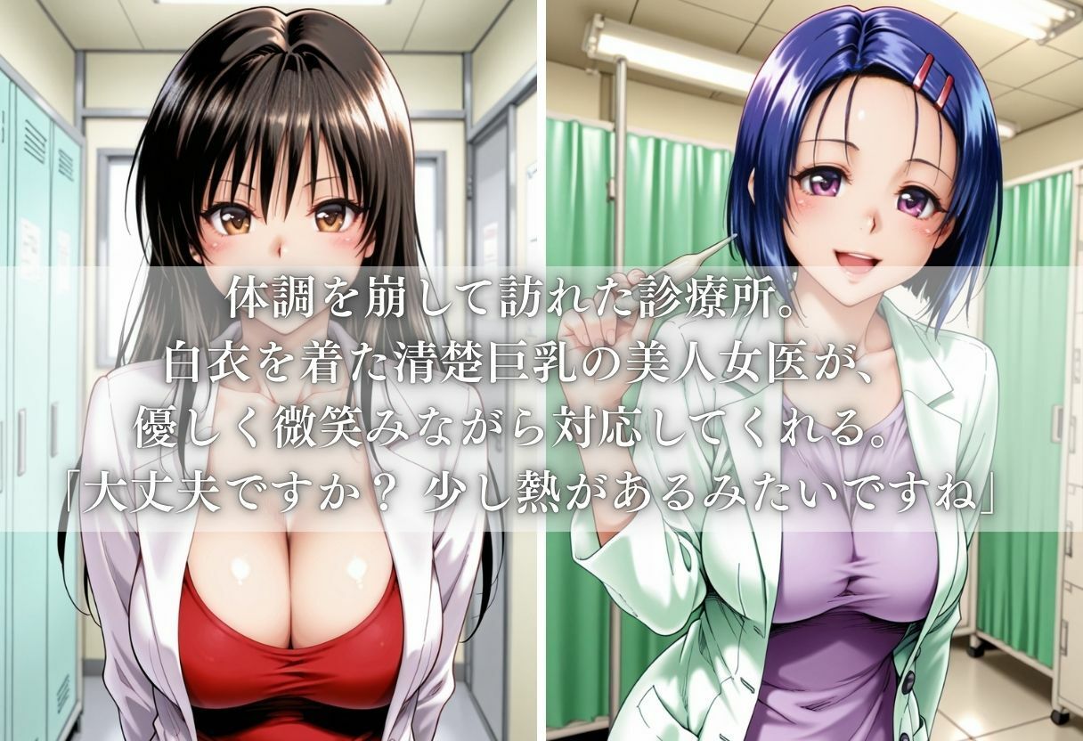 巨乳の美人女医を診察室で孕ませた話〜Vol.1〜 サンプル画像1