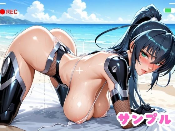 巨乳ヒロイン アサギビキニ撮影会のNTR記録 – 対魔忍 井◯アサギ サンプル画像9