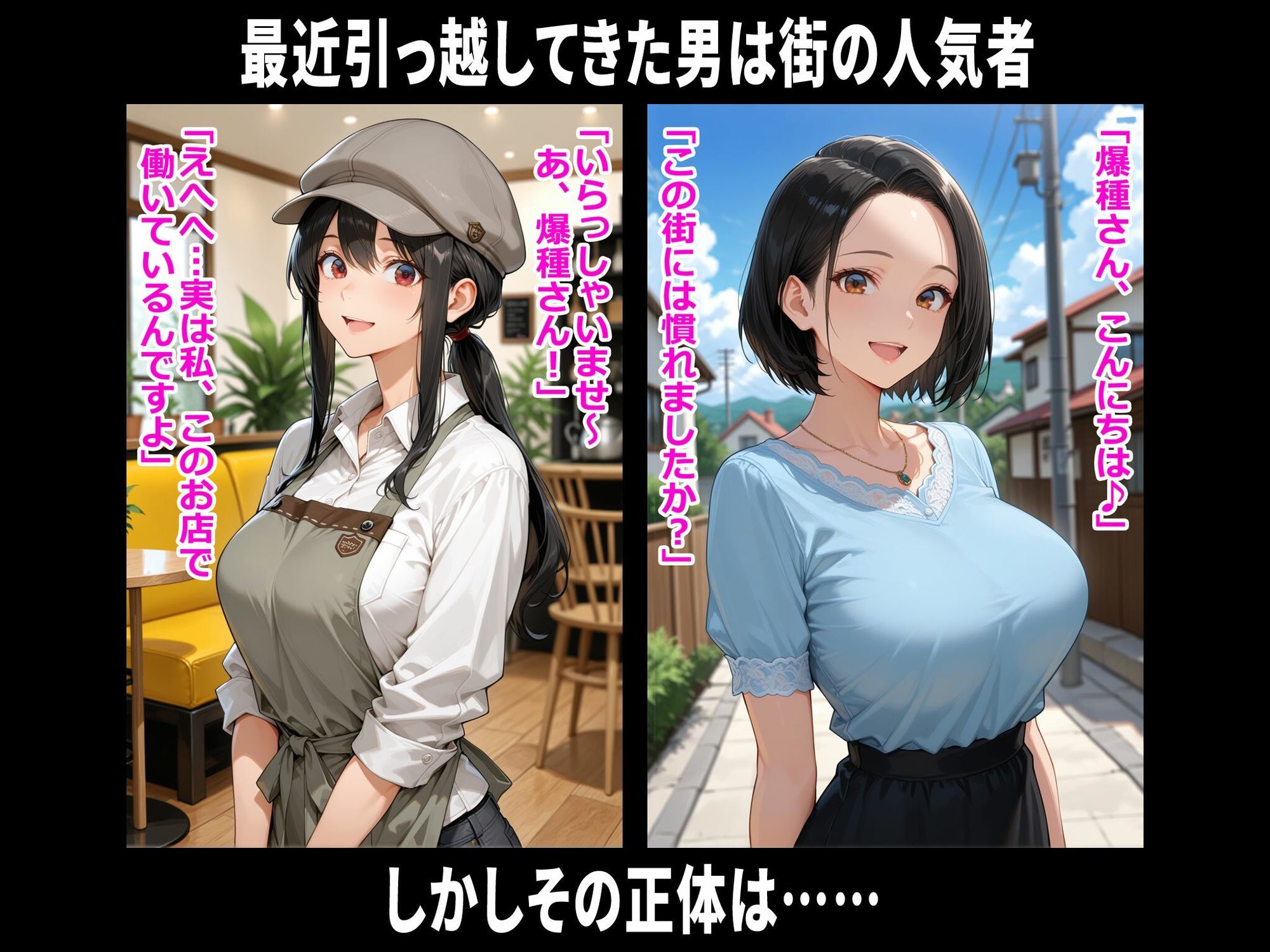 巨乳人妻レ〇プ事件被害者録 即出し2コマ サンプル画像1