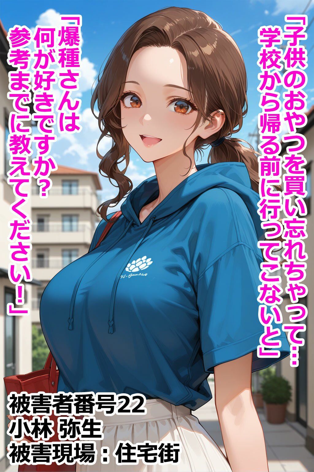 巨乳人妻レ〇プ事件被害者録 即出し2コマ サンプル画像5