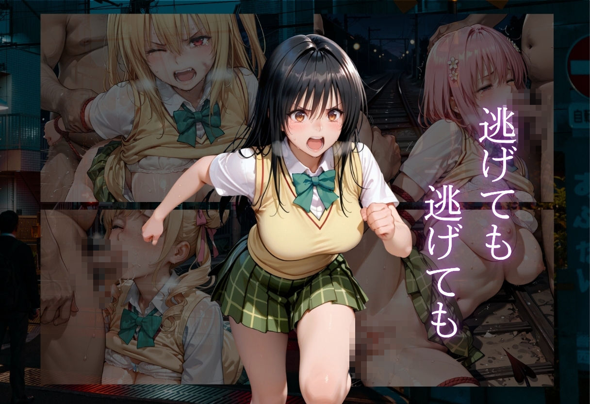 巨乳女子〇生孕ませ痴●電車 サンプル画像7