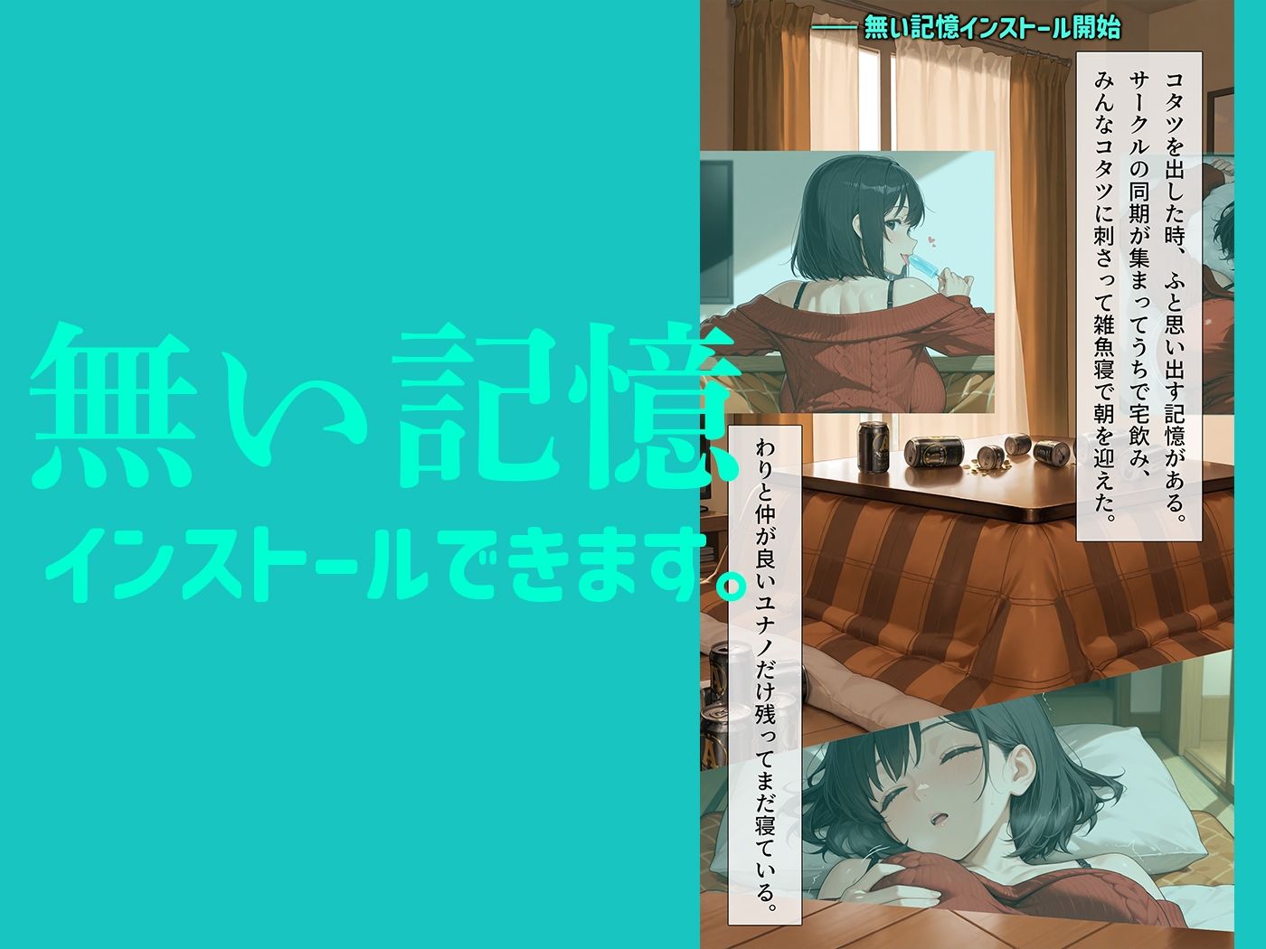 巨乳女子大生との無い記憶 サンプル画像1