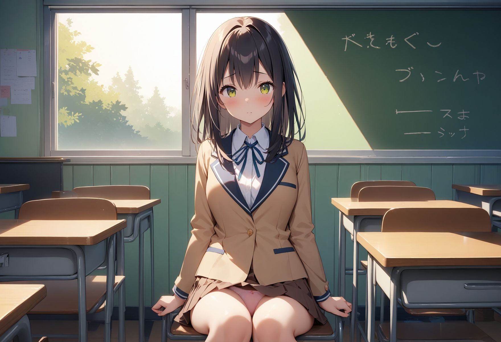 巨乳美女JKのパンチラ集 サンプル画像3