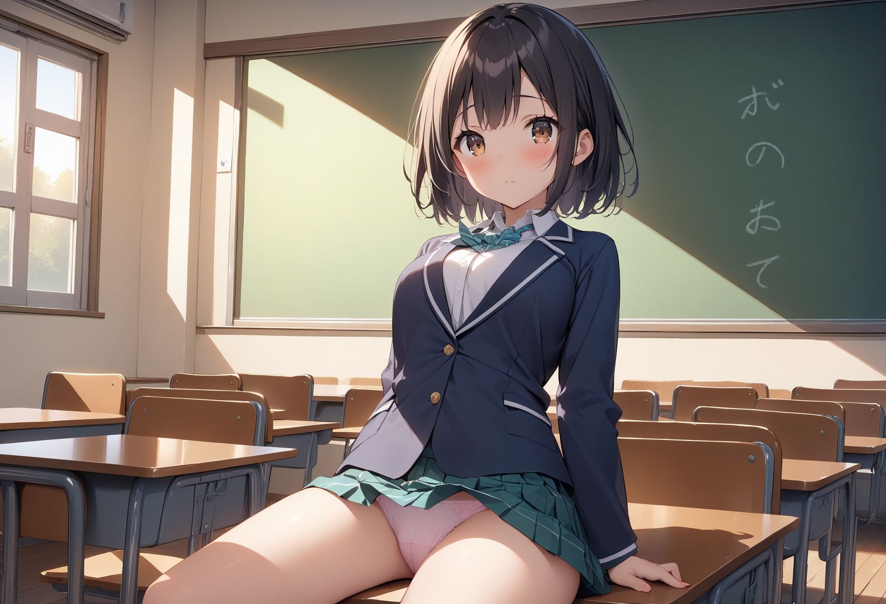 巨乳美女JKのパンチラ集 サンプル画像5