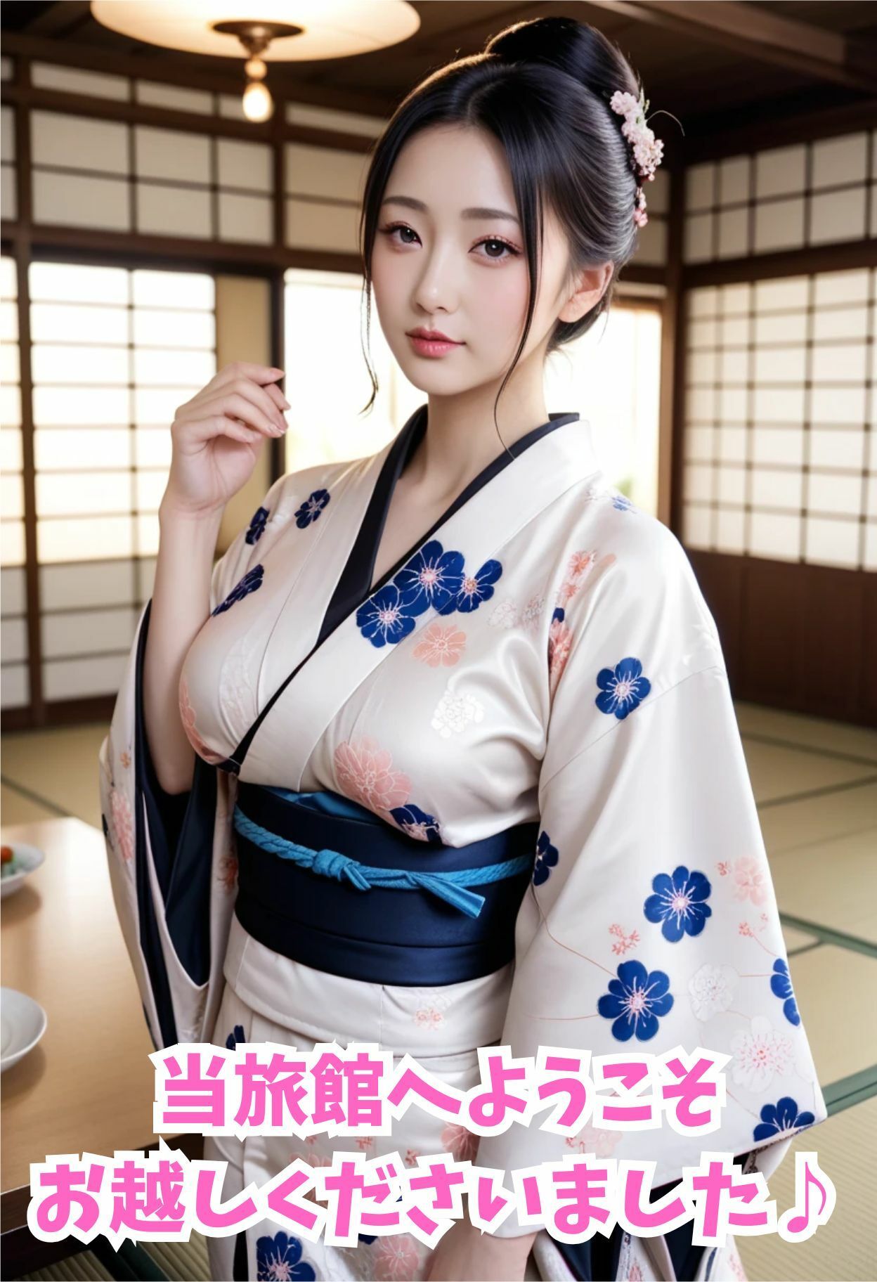 巨乳若女将の密着おま〇こ接待  200枚完全収録＋おまけ動画6本 サンプル画像1