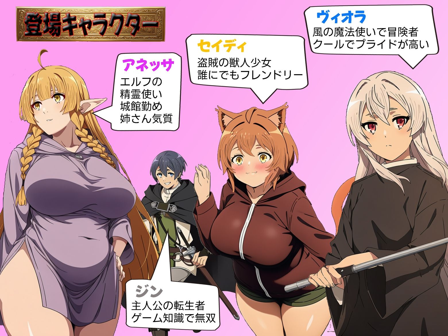 巨根NTR！！  RPGのモブに転生したけどデカチンになったらヒロイン全員発情！ サンプル画像1