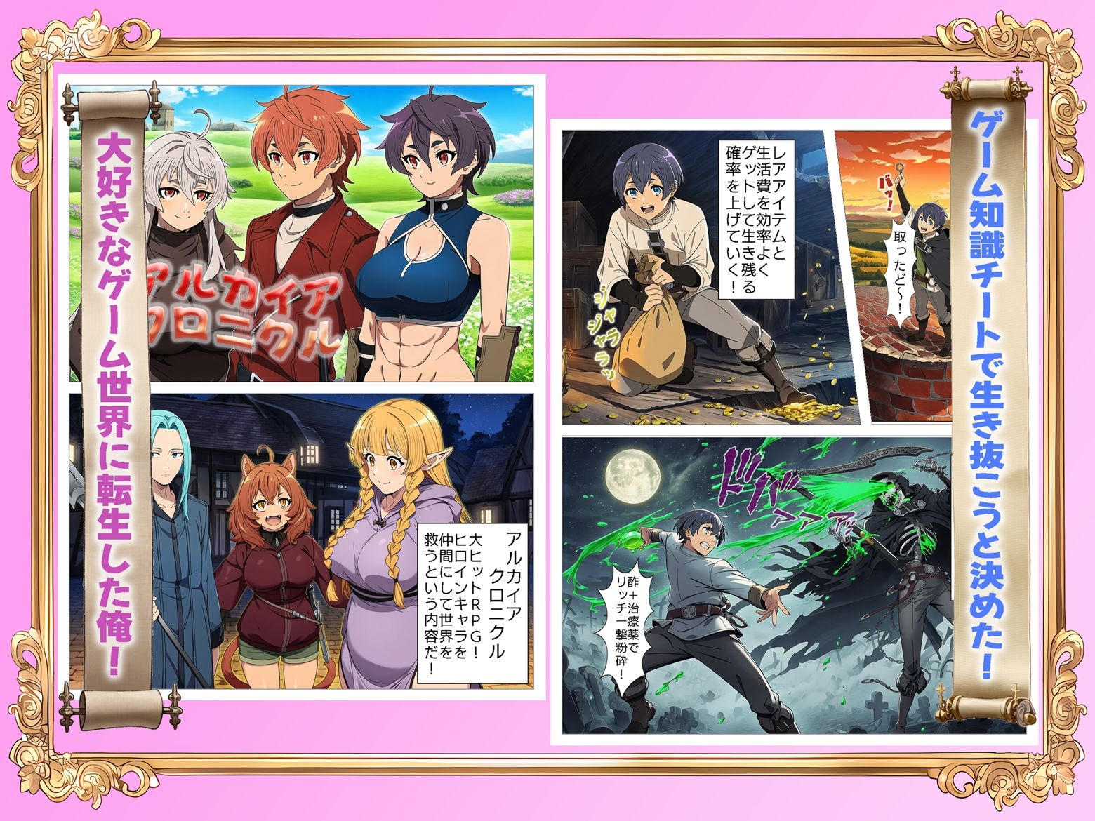 巨根NTR！！  RPGのモブに転生したけどデカチンになったらヒロイン全員発情！ サンプル画像2