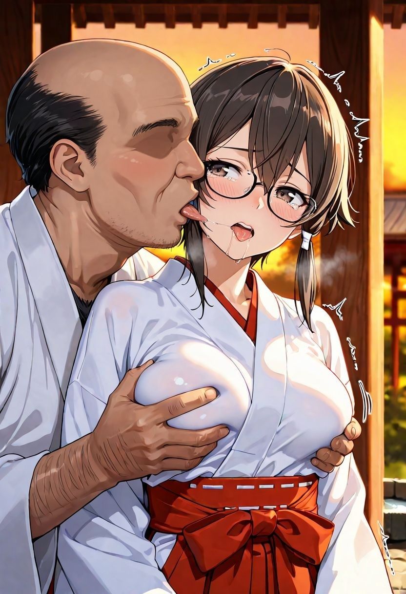 巫女バイトしてみたがバイト終わりの裏の仕事。。。〜朝田〇乃〜 サンプル画像10