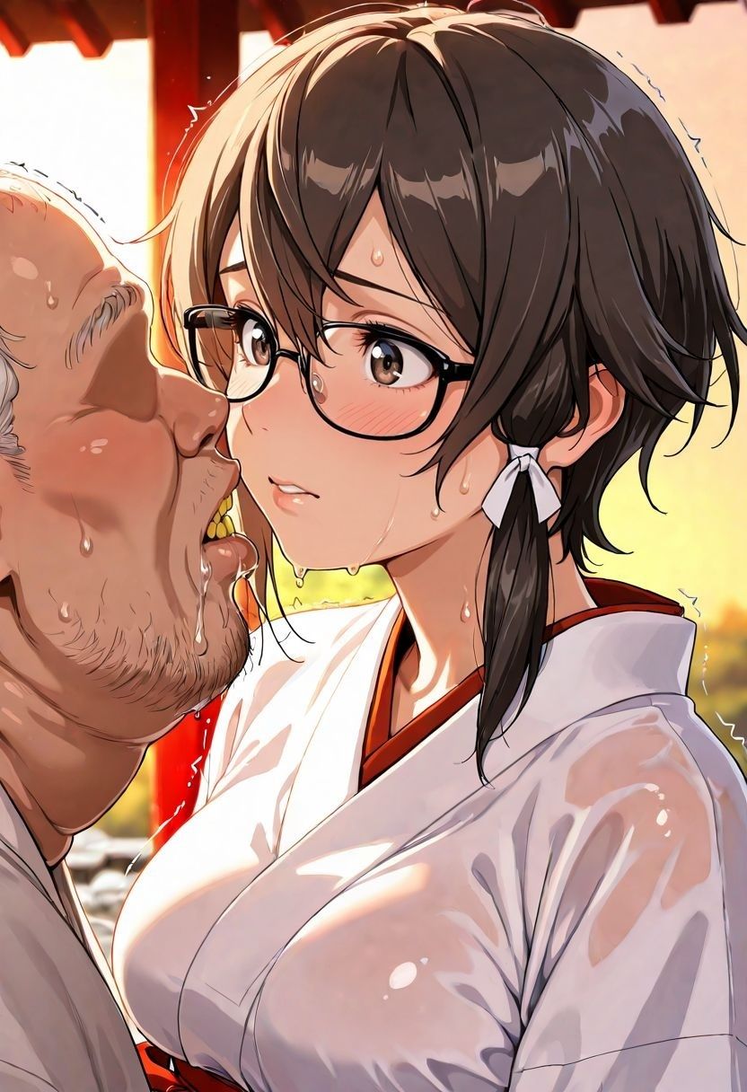 巫女バイトしてみたがバイト終わりの裏の仕事。。。〜朝田〇乃〜 サンプル画像1