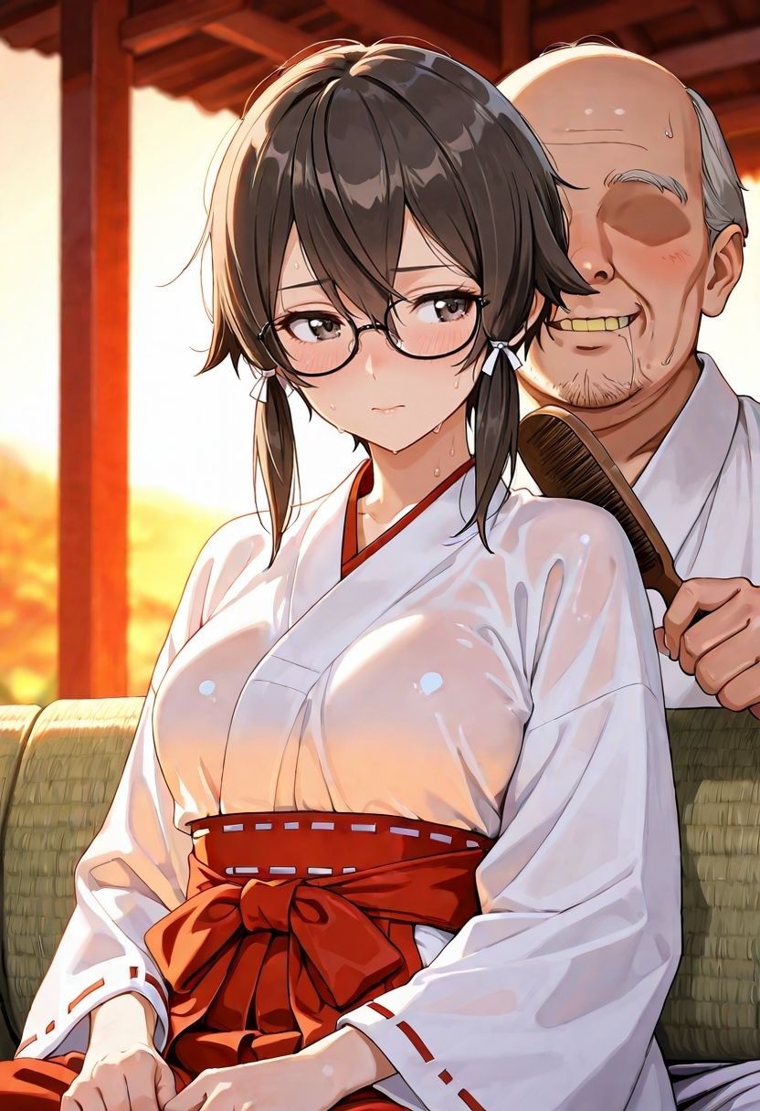 巫女バイトしてみたがバイト終わりの裏の仕事。。。〜朝田〇乃〜 サンプル画像2