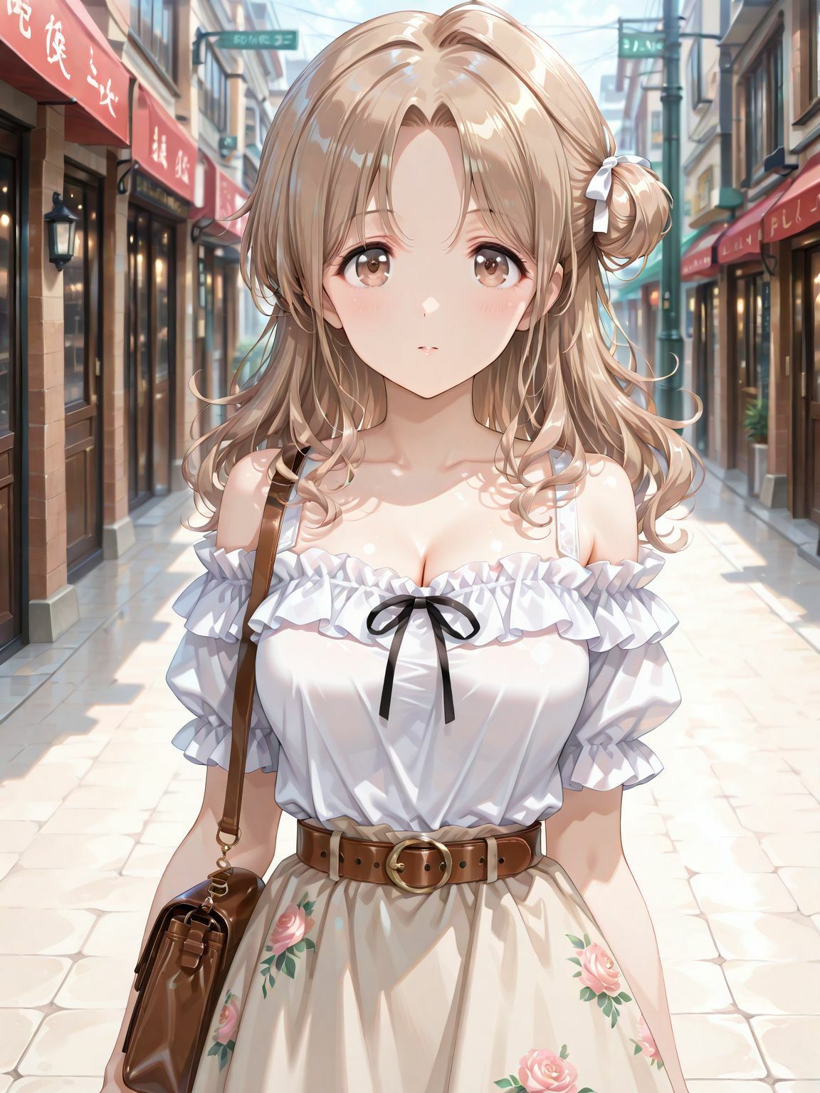 市川〇菜の痴●電車 サンプル画像1