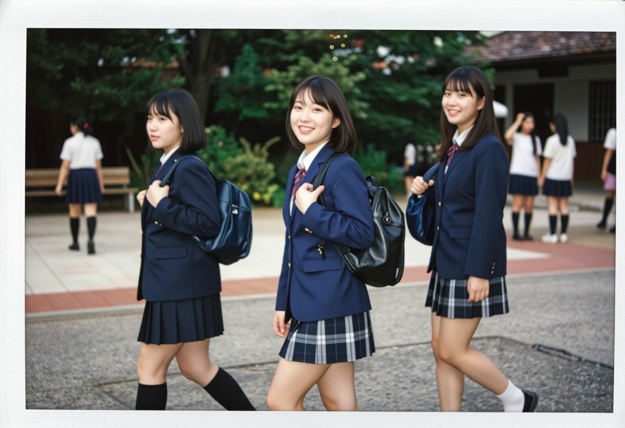 平成初期の女学生 サンプル画像2