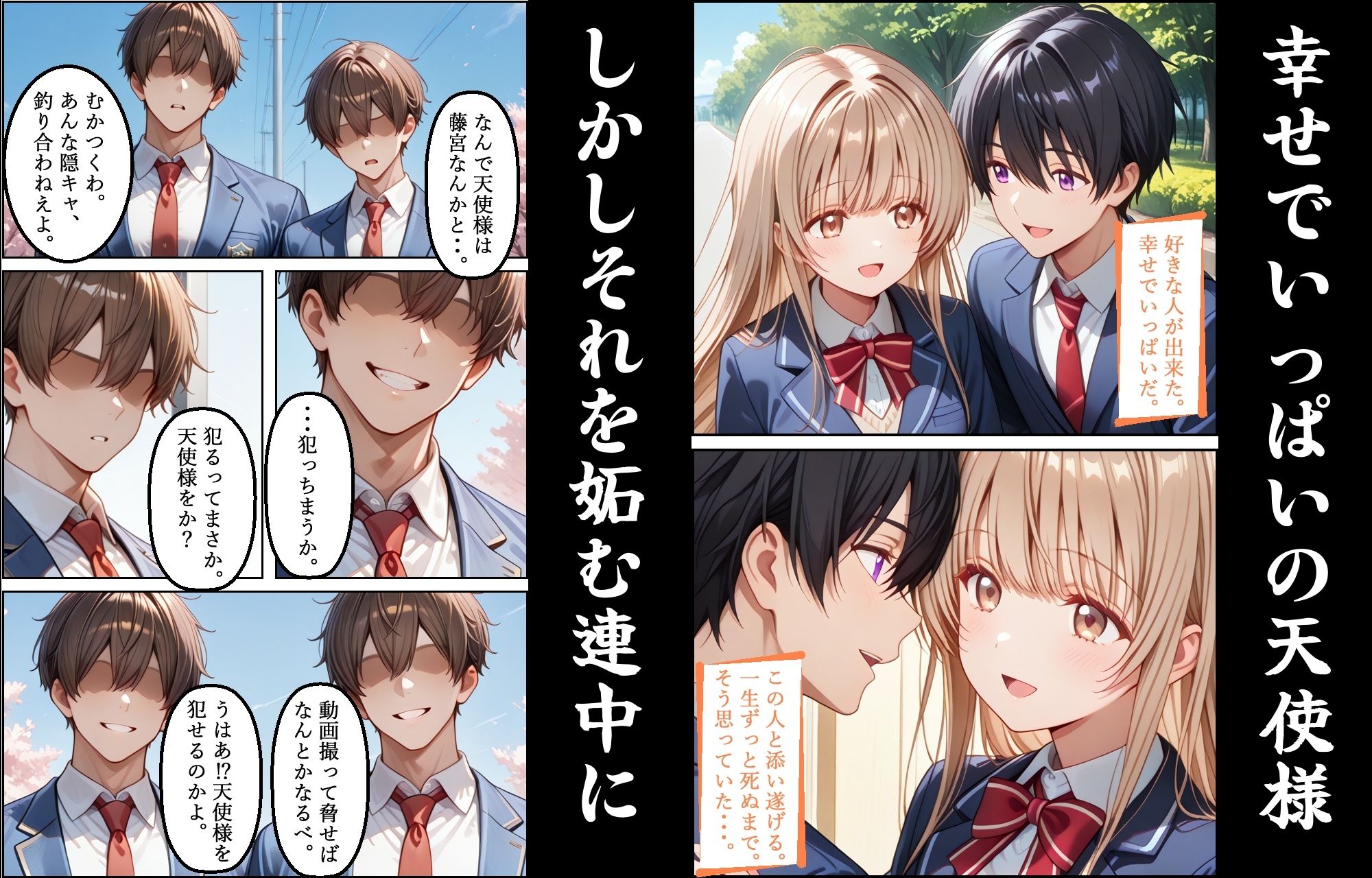幸せでいっぱいの天使様が滅茶苦茶に壊されてしまった件 サンプル画像1