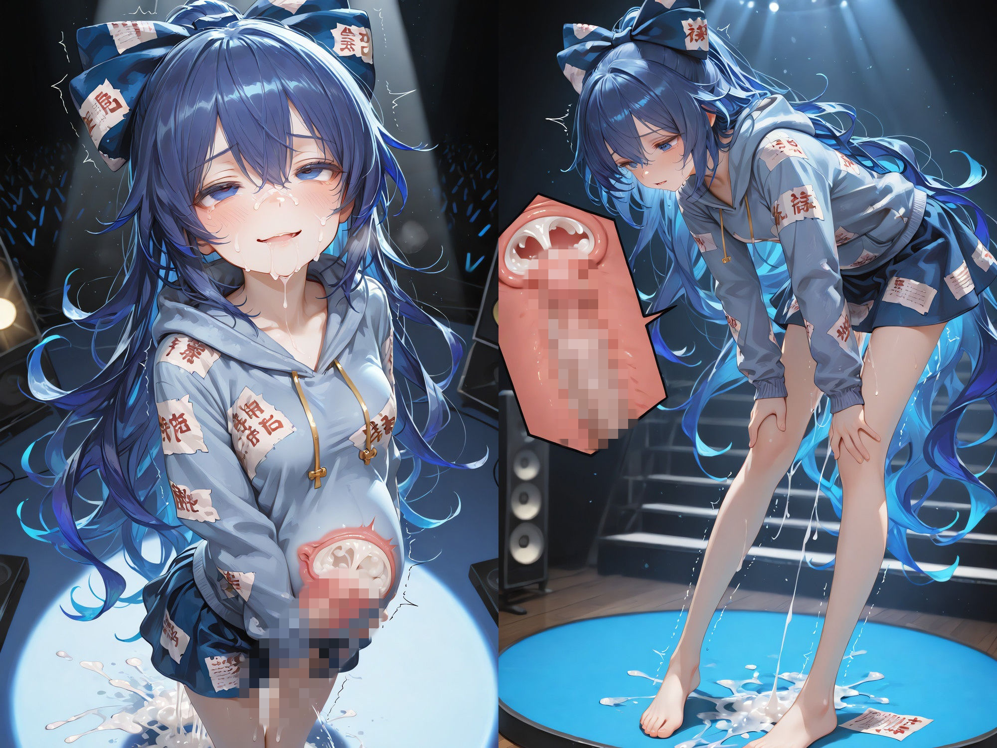 幻想郷アイドルライブで魔法のオナホがつながった 〜幻想郷ライブ×魔法のオナホ、中出し転送だらけの一日〜 （透過・ボテ腹あり） サンプル画像2