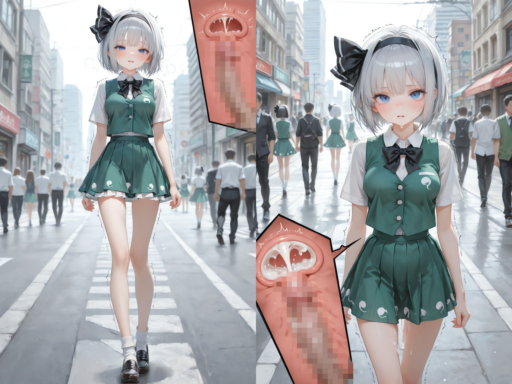 幻想郷アイドルライブで魔法のオナホがつながった 〜幻想郷ライブ×魔法のオナホ、中出し転送だらけの一日〜 （透過・ボテ腹あり） サンプル画像5