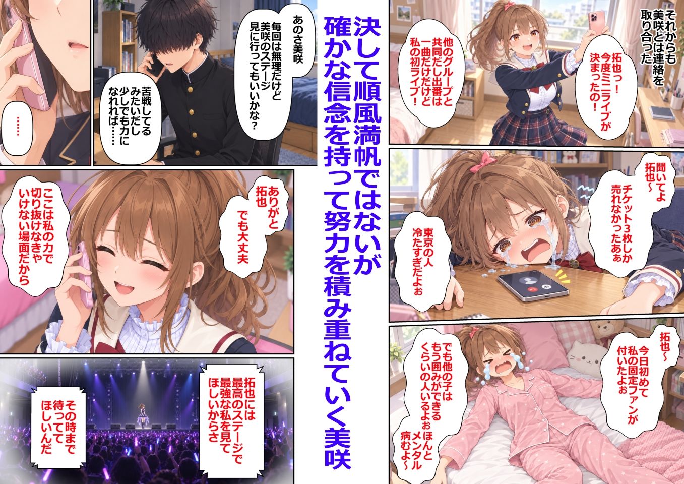 幼馴染がそこそこのアイドルになるまでに払った代償の記録 サンプル画像4