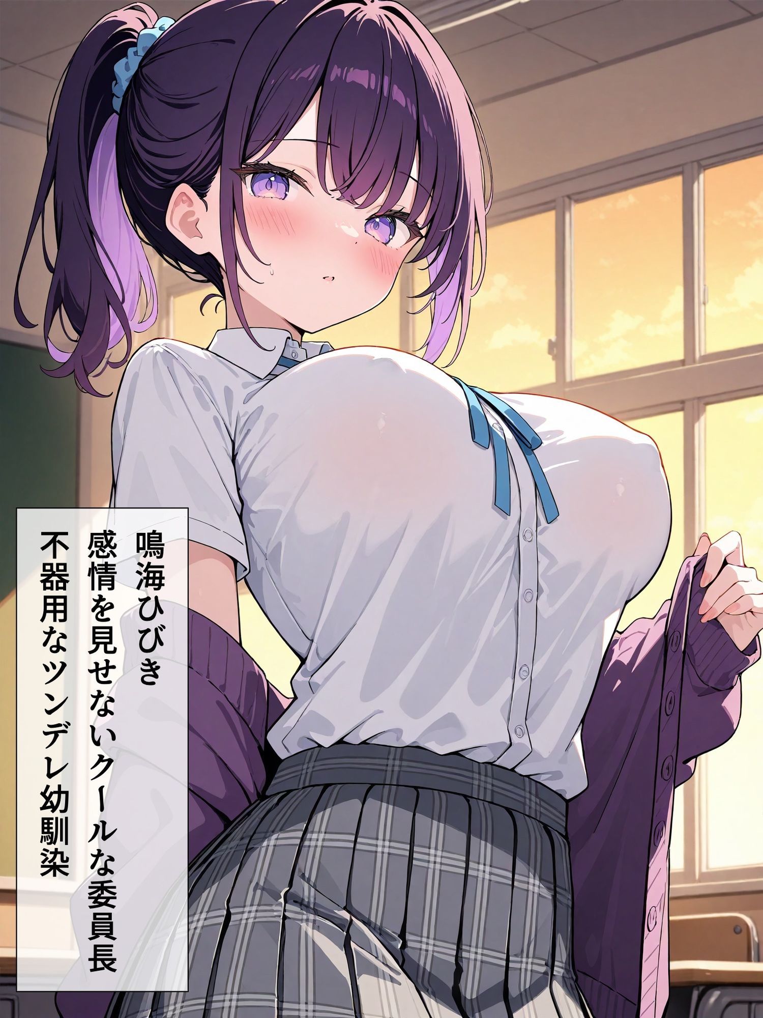 幼馴染が両親のいない家に誘ってきた件 鳴海ひびき編 サンプル画像1