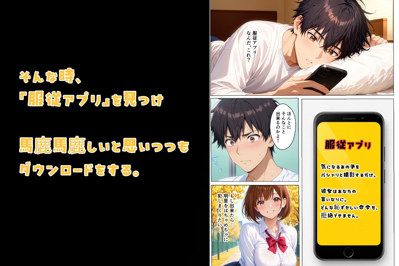幼馴染が爆乳になったので絶対的服従アプリでヤっちゃいました サンプル画像2