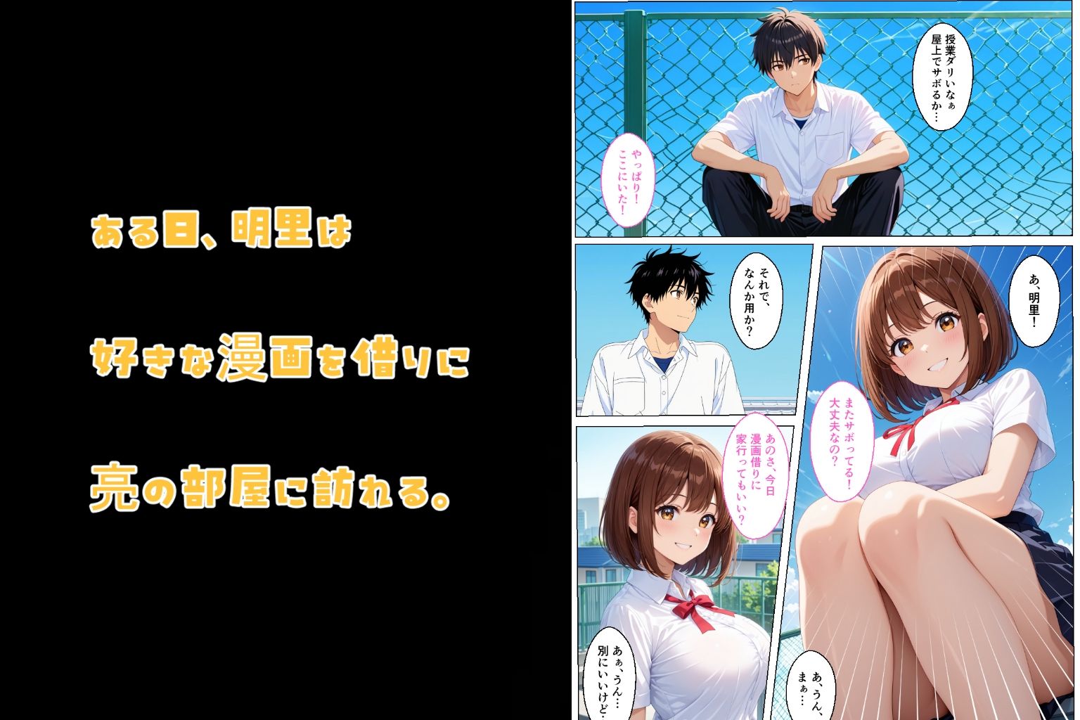 幼馴染が爆乳になったので絶対的服従アプリでヤっちゃいました サンプル画像3