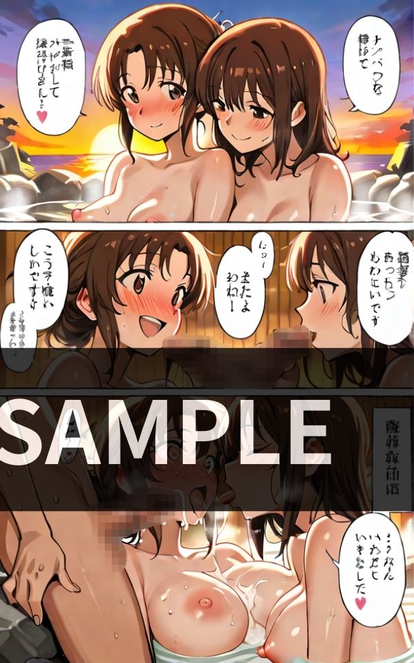 幼馴染と 混浴温泉で 一線を超えちゃう サンプル画像1