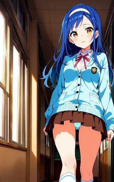 幼馴染と学校でばつばつばつ サンプル画像1