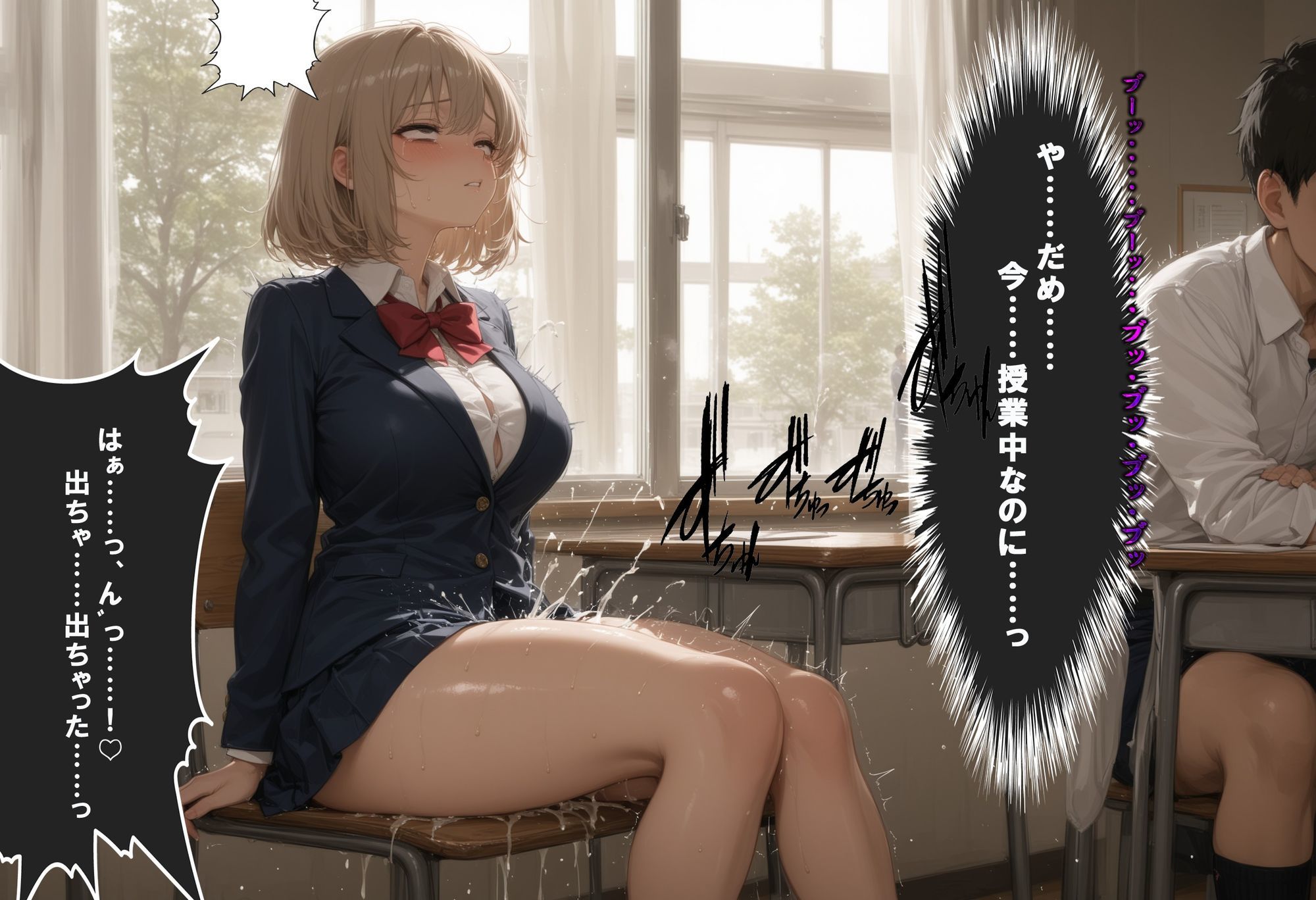 幼馴染の性処理玩具 バイブ漬け調教学園生活 サンプル画像2