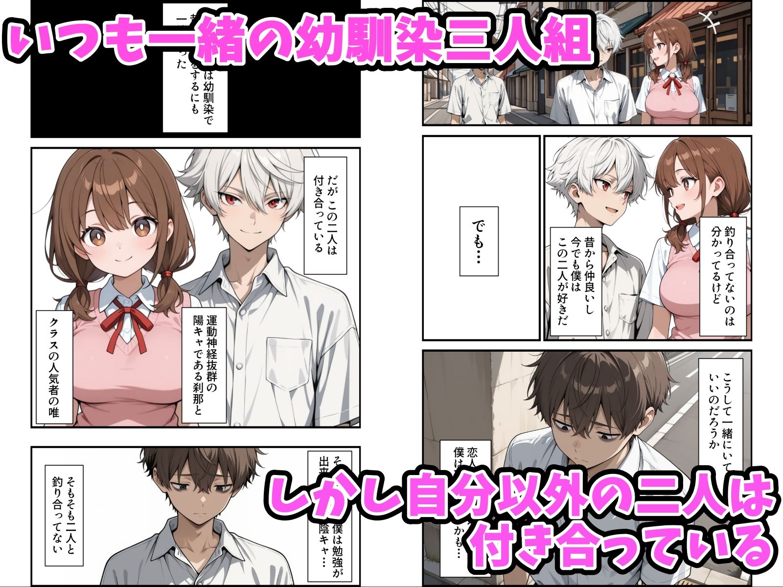 幼馴染をTSさせたので彼女共々堕とす話 サンプル画像1