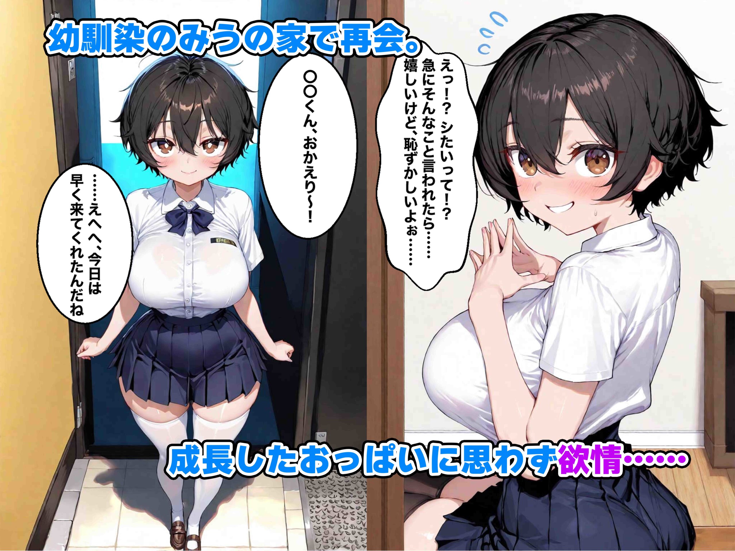 幼馴染を自分専用オ◯ホにするまで毎日大量中出しして妊娠させる話 サンプル画像2
