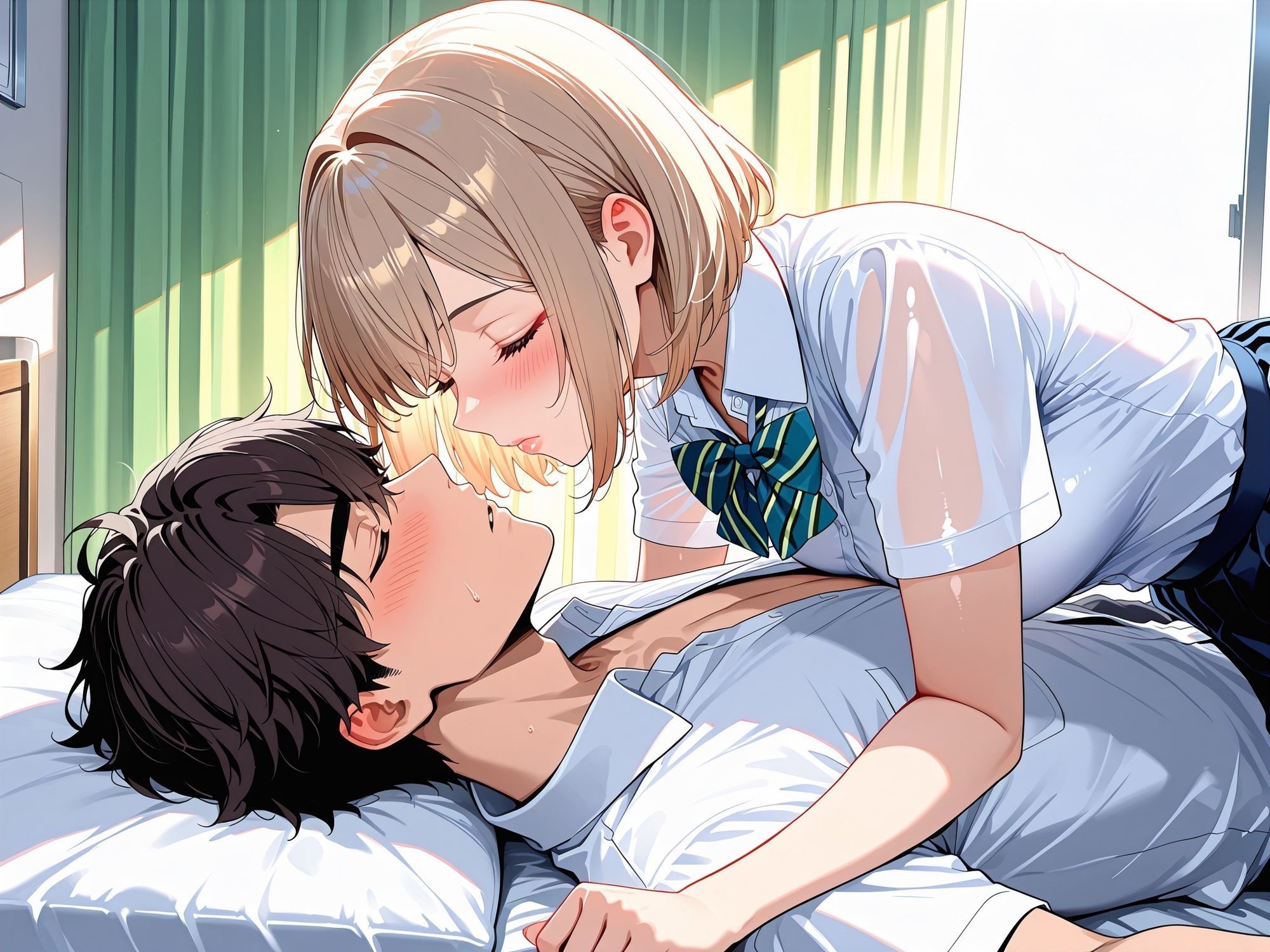 幼馴染白ギャルが種付けSEXし放題になるまで サンプル画像3