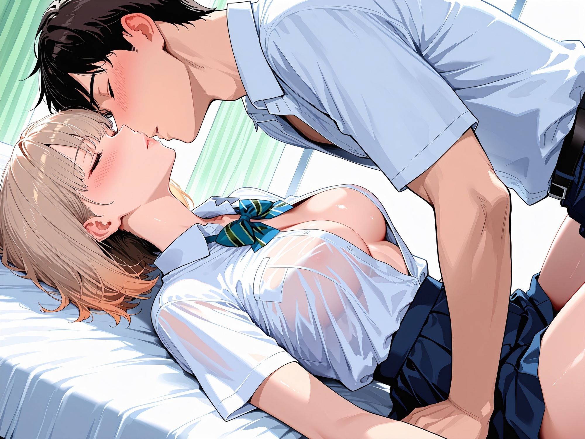 幼馴染白ギャルが種付けSEXし放題になるまで サンプル画像4