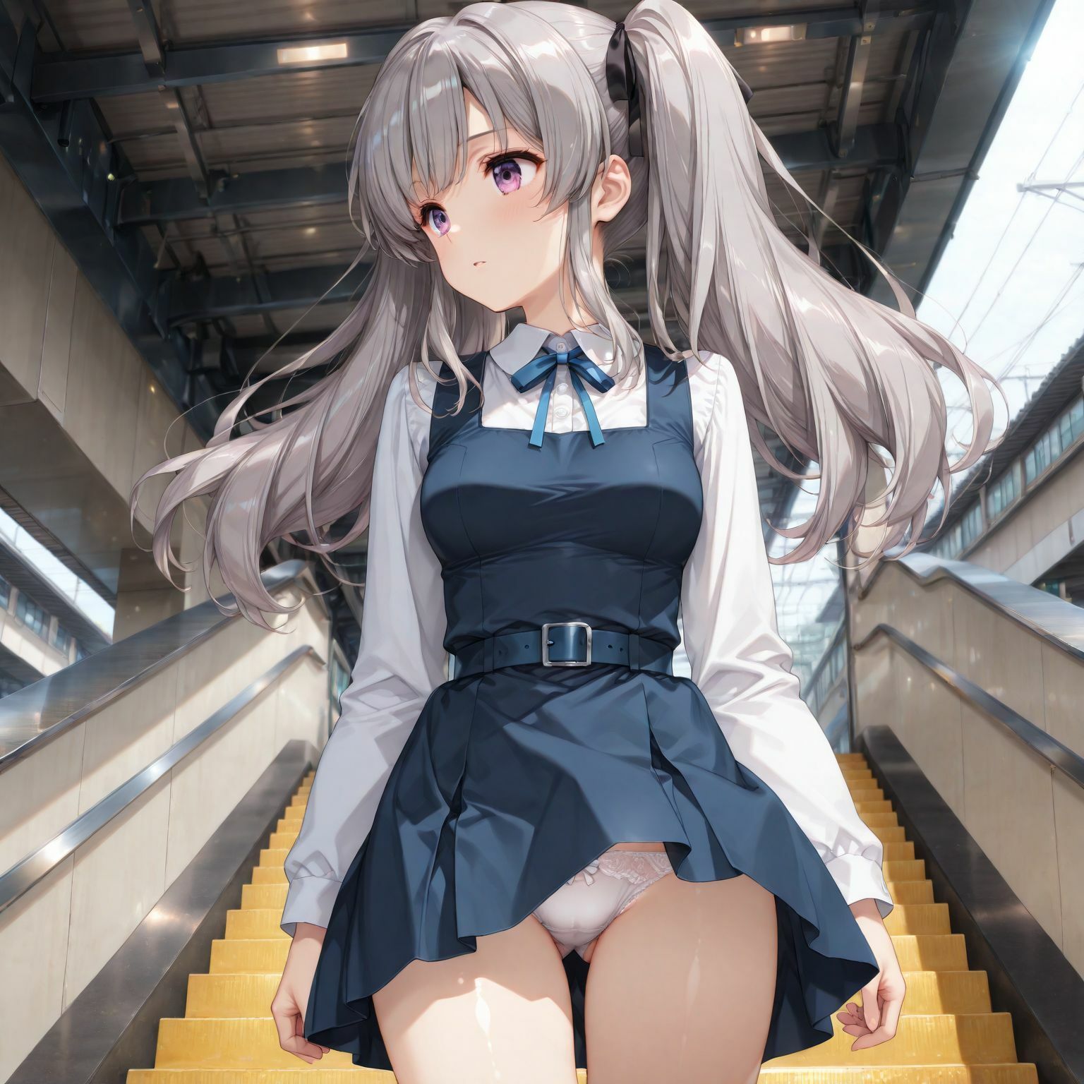 幽〇霧子の痴●電車 サンプル画像1