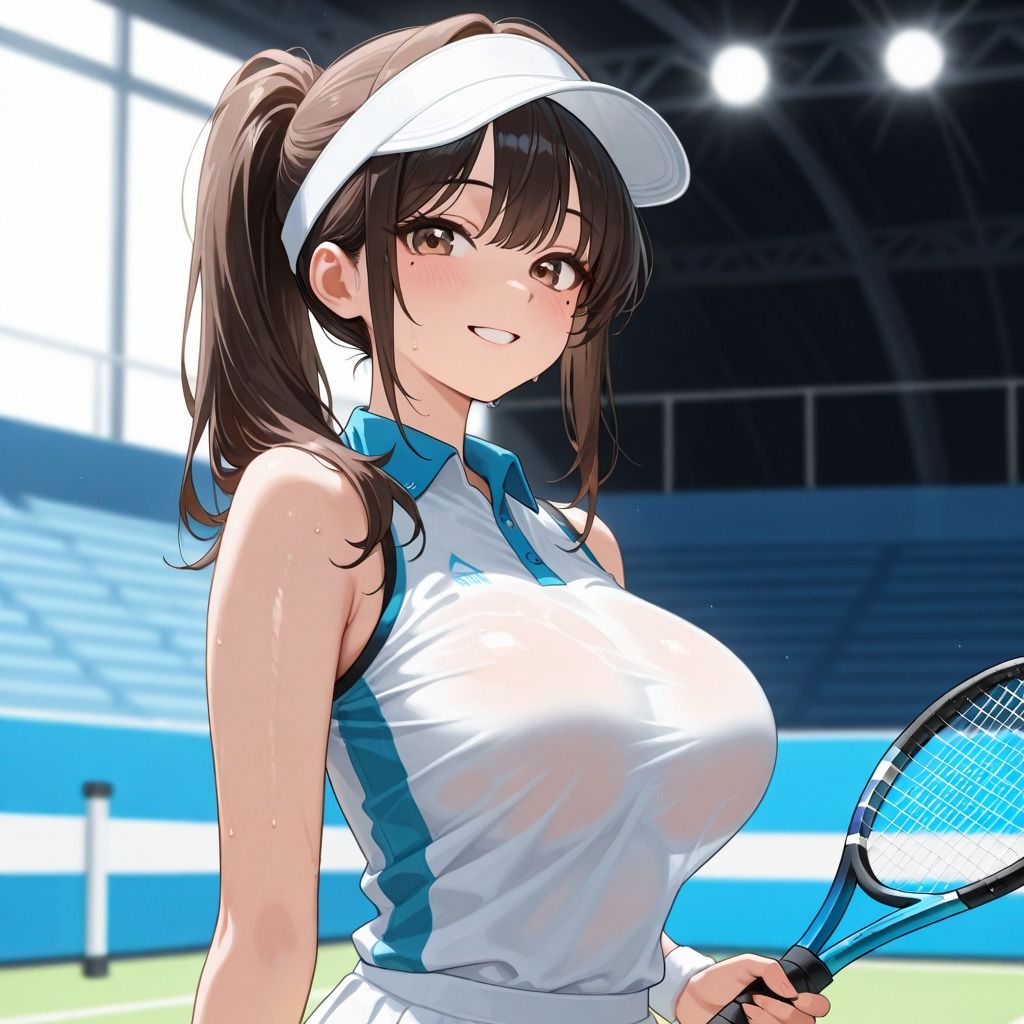 弱みを握られたテニス部女子と顧問 サンプル画像1