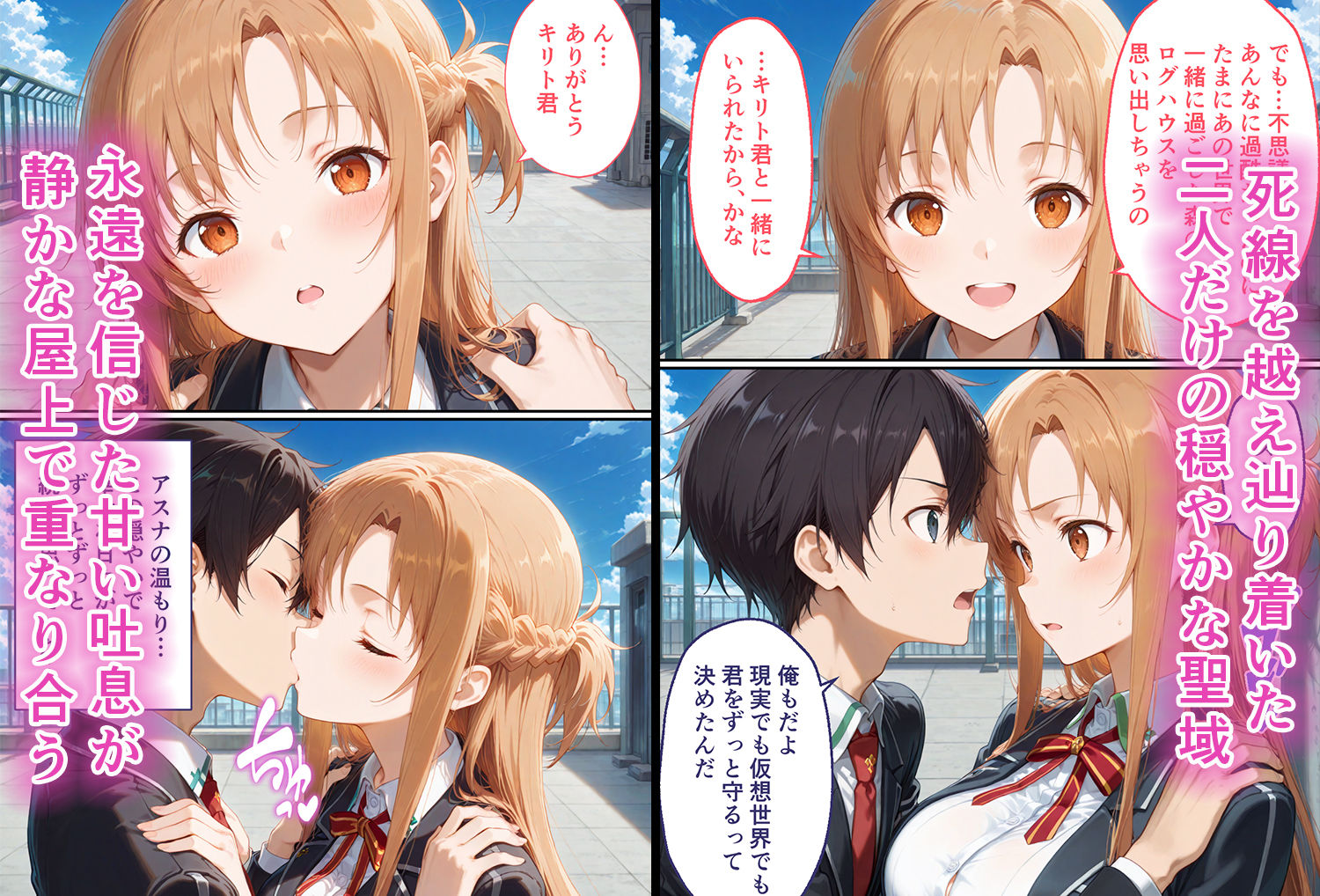 弱みを握られた俺の彼女が寝取られ堕ちるまで アスナ編 サンプル画像1