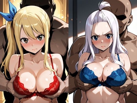 弱みを握られチ●ポを受け入れたところ快感を教え込まれ陥落【ル●シィ＆ミラ・●ェーン】 サンプル画像1