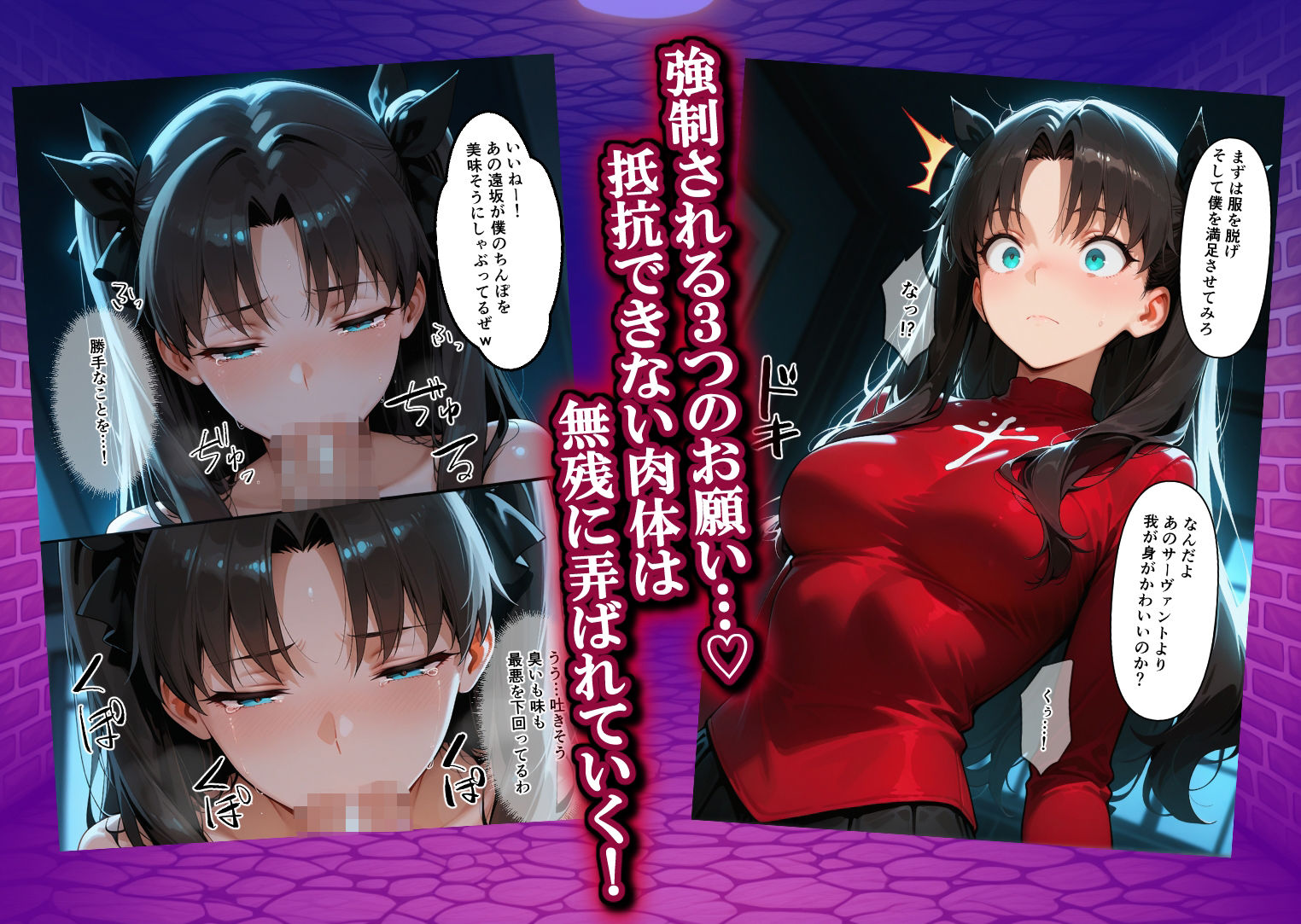 弱みを握られ製奴● 肉便器にされアヘ顔快楽地獄 魔術師編 サンプル画像3