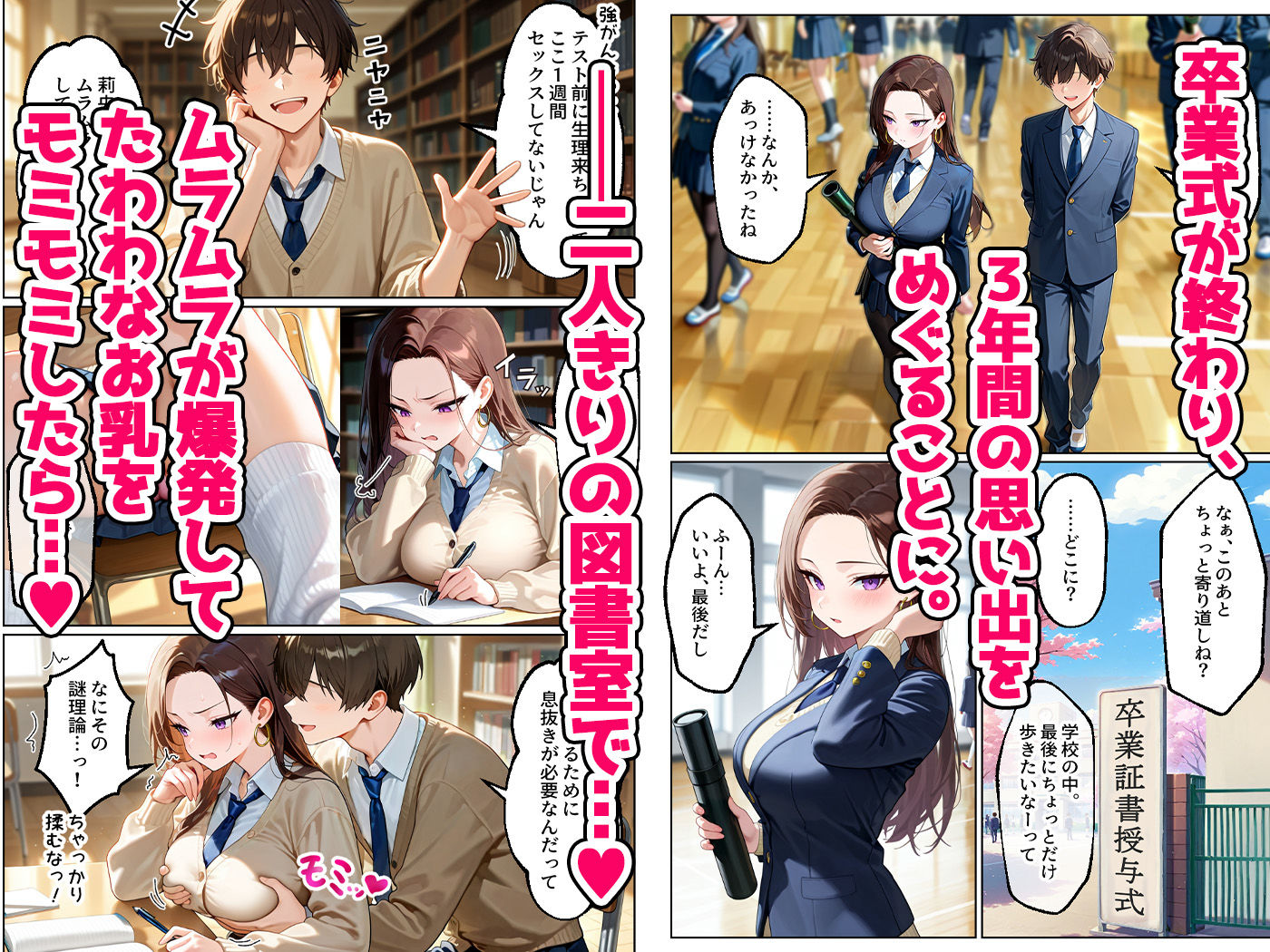 強気だけど実はチョロすぎる幼馴染ギャルー卒業・妊娠編ー サンプル画像2