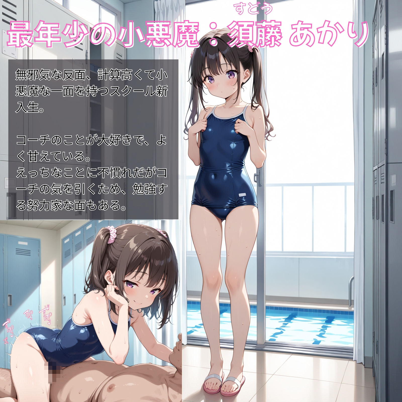 強烈性癖！ 〜水泳教室コーチの罠〜 サンプル画像4