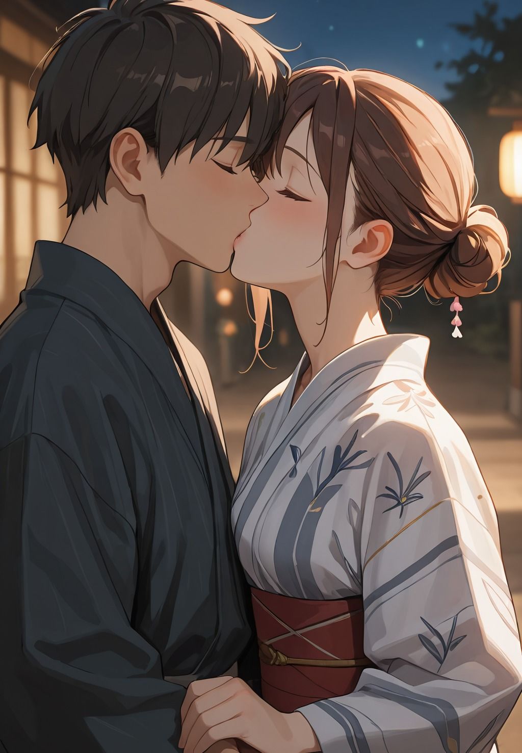 彼女が夏祭りで寝取られた サンプル画像2