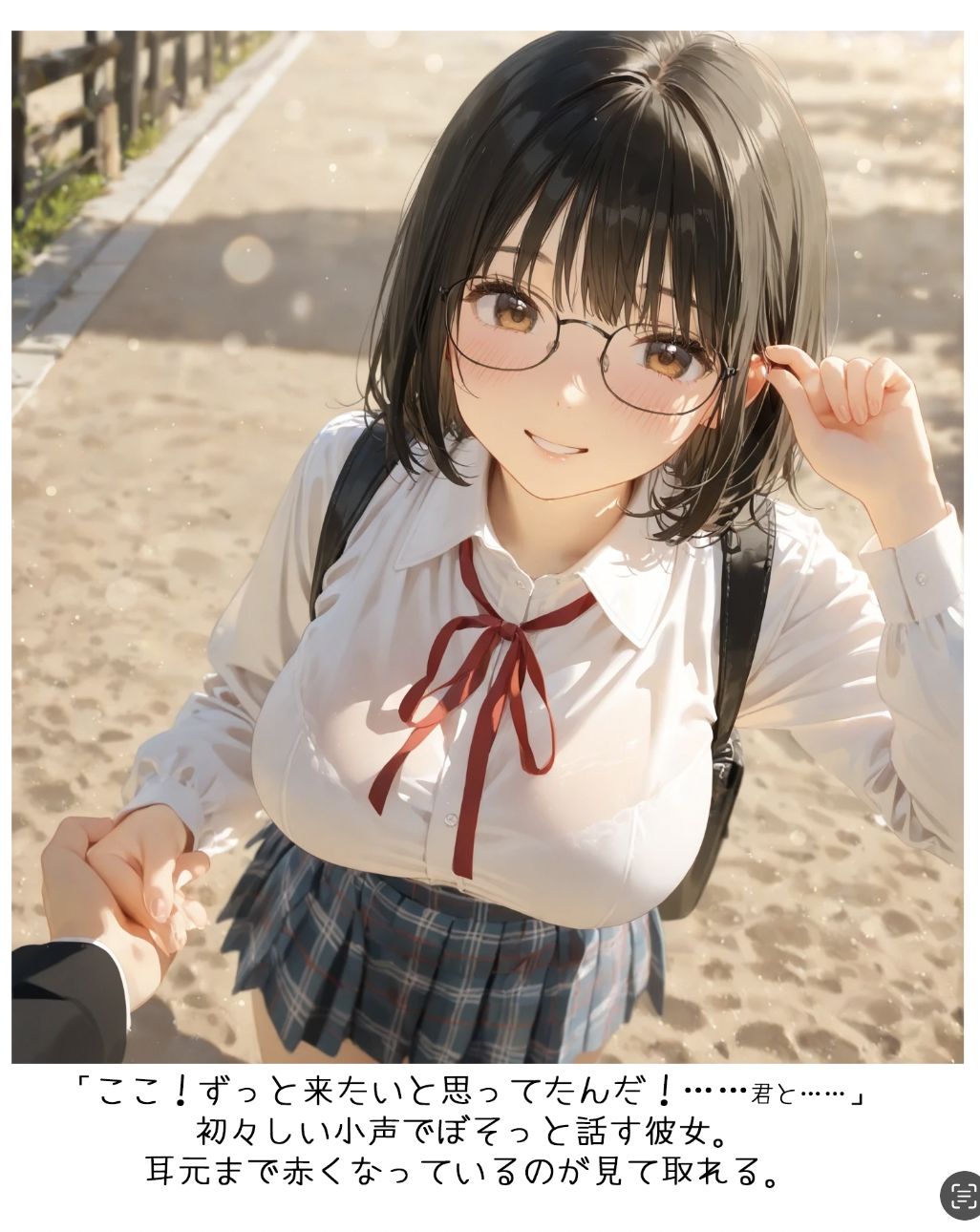 彼女と綴る、二人だけの卒業記録延長線〜潮騒とファインダー〜春、想いをほどく彼女たち サンプル画像2