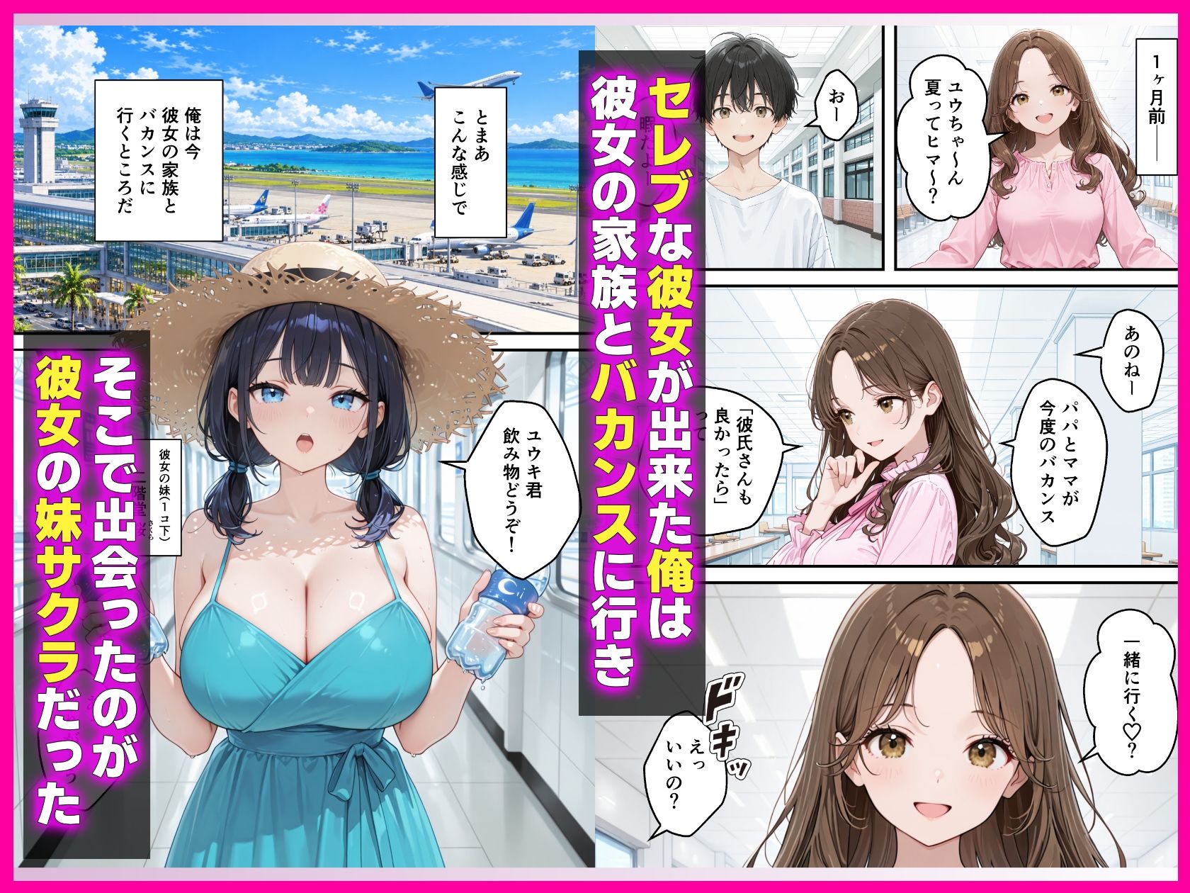 彼女に浮気された俺は小悪魔巨乳妹から誘惑されリゾートホテルで生ハメ交尾が止まらない サンプル画像1