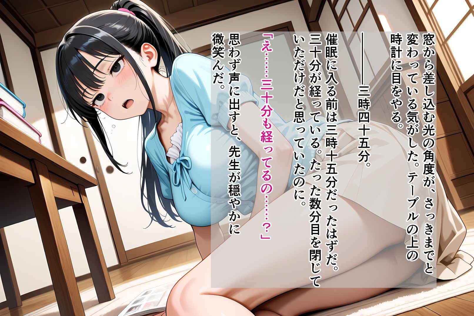 彼氏が問題集を解いている隣の部屋で、私は催●で先生のものになりました_前編 サンプル画像7
